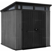 Древесно-пластиковый композитный сарай Keter Signature Pent 7x7 Venetian Grey Древесно-пластиковый композитный сарай Keter Signature Pent 7x7 Venetian Grey