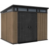 Древесно-пластиковый композитный сарай Keter Signature Pent 9x7 Venetian Brown