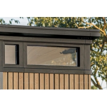 Древесно-пластиковый композитный сарай Keter Signature Pent 9x7 Venetian Brown Древесно-пластиковый композитный сарай Keter Signature Pent 9x7 Venetian Brown