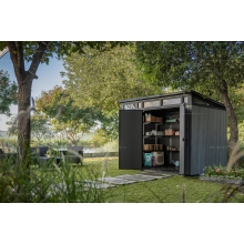 Древесно-пластиковый композитный сарай Keter Signature Pent 9x7 Venetian Grey Древесно-пластиковый композитный сарай Keter Signature Pent 9x7 Venetian Grey