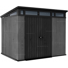 Древесно-пластиковый композитный сарай Keter Signature Pent 9x7 Venetian Grey Древесно-пластиковый композитный сарай Keter Signature Pent 9x7 Venetian Grey