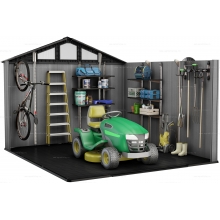 Древесно-пластиковый композитный сарай Keter Stronghold 10x11.5 Древесно-пластиковый композитный сарай Keter Stronghold 10x11.5