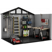 Древесно-пластиковый композитный сарай Keter Stronghold 10x8 Древесно-пластиковый композитный сарай Keter Stronghold 10x8