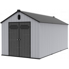 Пластиковый сарай Black Fox Summit 11.5 м² Grey Пластиковый сарай Black Fox Summit 11.5 м² Grey