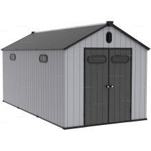 Пластиковый сарай Black Fox Summit 11.5 м² Grey