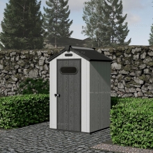 Пластиковый сарай Black Fox Summit 2.3 м² Grey Пластиковый сарай Black Fox Summit 2.3 м² Grey