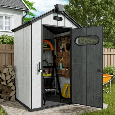 Пластиковый сарай Black Fox Summit 2.3 м² Grey Пластиковый сарай Black Fox Summit 2.3 м² Grey