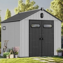 Пластиковый сарай Black Fox Summit 7.4 м² Grey Пластиковый сарай Black Fox Summit 7.4 м² Grey