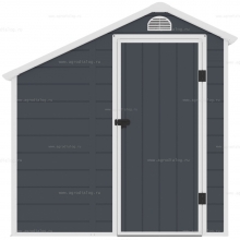 Пластиковый сарай-дровница Black Fox Modernist D Пластиковый сарай-дровница Black Fox Modernist D