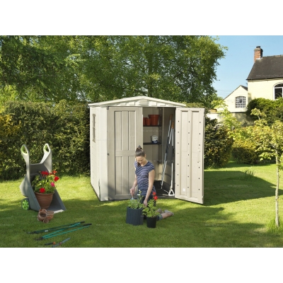 Пластиковый сарай Keter Factor 6x6 Пластиковый сарай Keter Factor 6x6