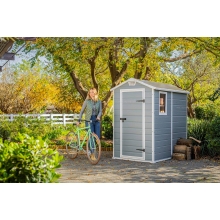 Пластиковый сарай Keter Manor 4x6 Пластиковый сарай Keter Manor 4x6