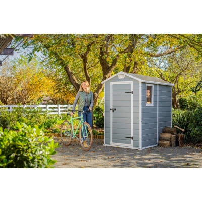 Пластиковый сарай Keter Manor 4x6 Пластиковый сарай Keter Manor 4x6