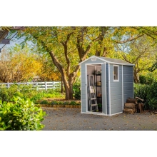 Пластиковый сарай Keter Manor 4x6 Пластиковый сарай Keter Manor 4x6