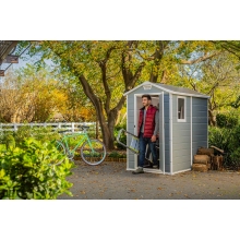 Пластиковый сарай Keter Manor 4x6 Пластиковый сарай Keter Manor 4x6