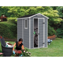Пластиковый сарай Keter Manor 4x6 Пластиковый сарай Keter Manor 4x6
