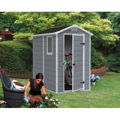 Пластиковый сарай Keter Manor 4x6 Пластиковый сарай Keter Manor 4x6