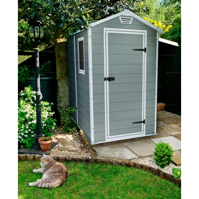 Пластиковый сарай Keter Manor 4x6 Пластиковый сарай Keter Manor 4x6