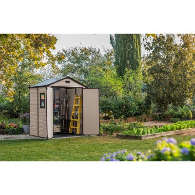 Пластиковый сарай Keter Manor 6x5 DD Пластиковый сарай Keter Manor 6x5 DD