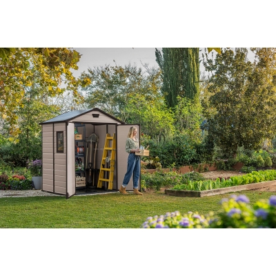Пластиковый сарай Keter Manor 6x5 DD Пластиковый сарай Keter Manor 6x5 DD