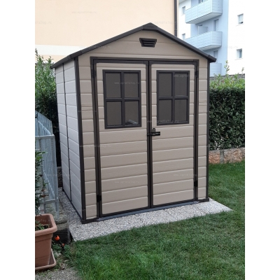 Пластиковый сарай Keter Manor 6x5 SD Пластиковый сарай Keter Manor 6x5 SD