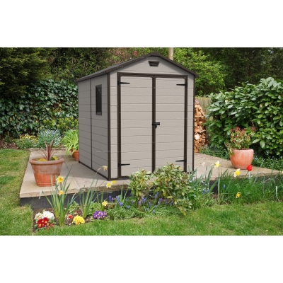 Пластиковый сарай Keter Manor 6x8 DD Пластиковый сарай Keter Manor 6x8 DD