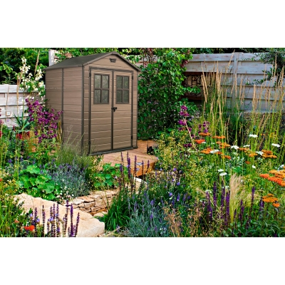 Пластиковый сарай Keter Scala 6x8 Пластиковый сарай Keter Scala 6x8