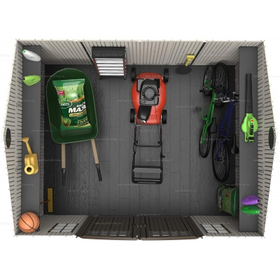 Пластиковый сарай Lifetime 10x8 Пластиковый сарай Lifetime 10x8