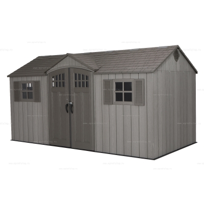 Пластиковый сарай Lifetime Woodlook 15x8 Пластиковый сарай Lifetime Woodlook 15x8