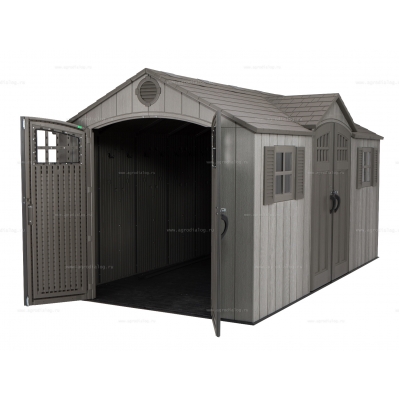Пластиковый сарай Lifetime Woodlook 15x8 Пластиковый сарай Lifetime Woodlook 15x8