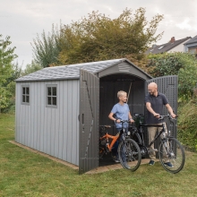 Пластиковый сарай Lifetime Woodlook 7x12 Пластиковый сарай Lifetime Woodlook 7x12