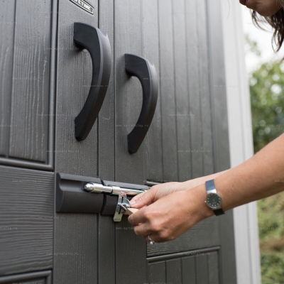 Пластиковый сарай Lifetime Woodlook 7x12 Пластиковый сарай Lifetime Woodlook 7x12