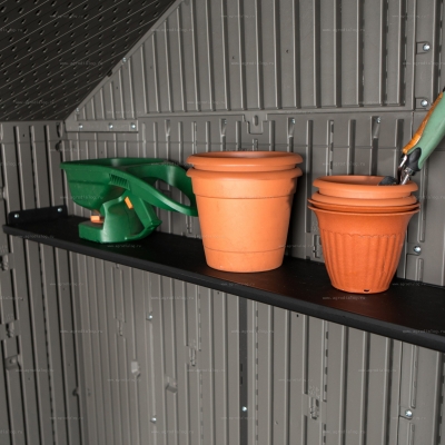 Пластиковый сарай Lifetime Woodlook 8x10 Пластиковый сарай Lifetime Woodlook 8x10