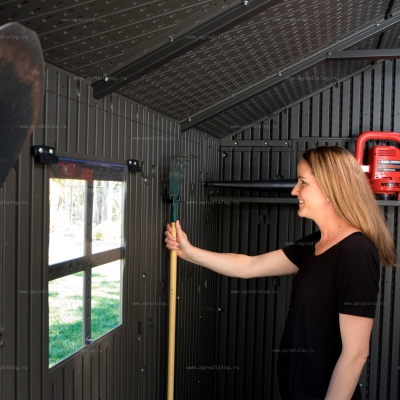 Пластиковый сарай Lifetime Woodlook 8x7.5 Пластиковый сарай Lifetime Woodlook 8x7.5