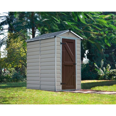 Сарай из поликарбоната Palram SkyLight 4x6 Tan Сарай из поликарбоната Palram SkyLight 4x6 Tan