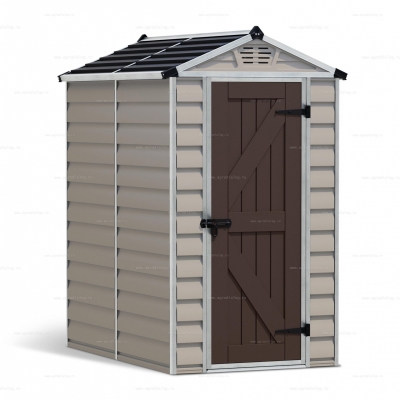 Сарай из поликарбоната Palram SkyLight 4x6 Tan Сарай из поликарбоната Palram SkyLight 4x6 Tan