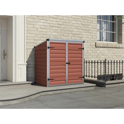 Сарай из поликарбоната Palram Voyager 2x4 Amber Сарай из поликарбоната Palram Voyager 2x4 Amber