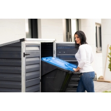 Сарай из поликарбоната Palram Voyager 2x4 Midnight Grey Сарай из поликарбоната Palram Voyager 2x4 Midnight Grey