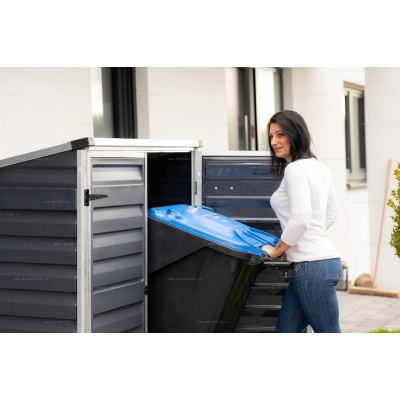 Сарай из поликарбоната Palram Voyager 2x4 Midnight Grey Сарай из поликарбоната Palram Voyager 2x4 Midnight Grey