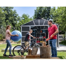 Сарай из поликарбоната Palram Yukon 11x9 Grey Сарай из поликарбоната Palram Yukon 11x9 Grey