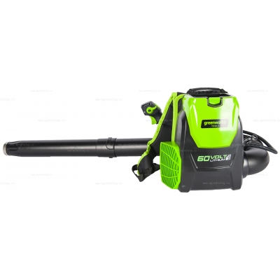 Садовая воздуходувка ранцевая Greenworks GD60BPBK4 Садовая воздуходувка ранцевая Greenworks GD60BPBK4