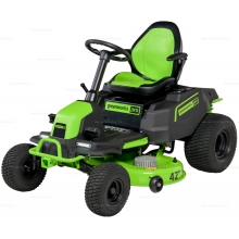 Аккумуляторный садовый минирайдер Greenworks GC82LT107K8 Аккумуляторный садовый минирайдер Greenworks GC82LT107K8