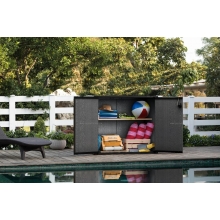 Древесно-пластиковый композитный садовый шкаф Keter Cortina Bella Древесно-пластиковый композитный садовый шкаф Keter Cortina Bella