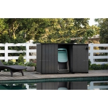 Древесно-пластиковый композитный садовый шкаф Keter Cortina Bella Древесно-пластиковый композитный садовый шкаф Keter Cortina Bella