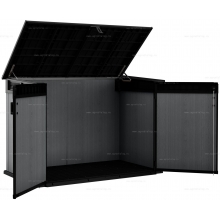 Древесно-пластиковый композитный садовый шкаф Keter Cortina Mega Древесно-пластиковый композитный садовый шкаф Keter Cortina Mega