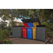 Древесно-пластиковый композитный садовый шкаф Keter Cortina Mega Древесно-пластиковый композитный садовый шкаф Keter Cortina Mega