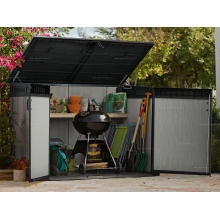 Древесно-пластиковый композитный садовый шкаф Keter Grande Store Древесно-пластиковый композитный садовый шкаф Keter Grande Store