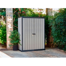 Древесно-пластиковый композитный садовый шкаф Keter High Store Plus Древесно-пластиковый композитный садовый шкаф Keter High Store Plus