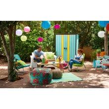 Древесно-пластиковый композитный садовый шкаф Keter High Store Plus Древесно-пластиковый композитный садовый шкаф Keter High Store Plus