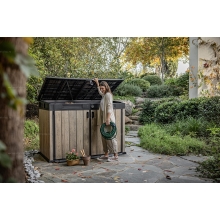 Древесно-пластиковый композитный садовый шкаф Keter Horizontal Shed 2020 L Ashwood Древесно-пластиковый композитный садовый шкаф Keter Horizontal Shed 2020 L Ashwood