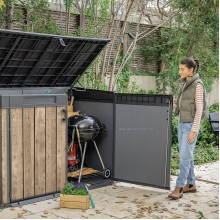 Древесно-пластиковый композитный садовый шкаф Keter Horizontal Shed 2020 L Ashwood Древесно-пластиковый композитный садовый шкаф Keter Horizontal Shed 2020 L Ashwood